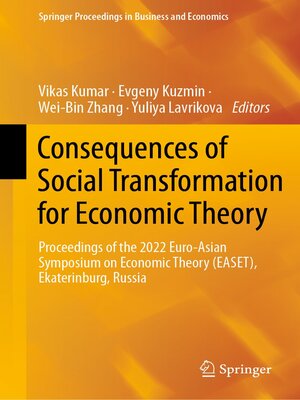 cover image of Consequences of Social Transformation for Economic Theory